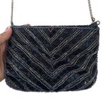 La Regale Vintage La Regal Ltd. Iridescent Beaded Chain Strap Zipper Evening Bag Purse Photo 0