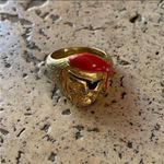 Disney Vintage 90s Pirates of the Caribbean Gold Ring Disneyland Pieces of Eight Photo 0