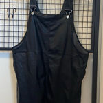 Primark  women’s faux leather overall dress — size‎ 14 Photo 0