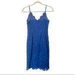 Lulu’s Picture of Perfection Spaghetti Strap Navy Blue Lace Dress Size Small Photo 7