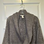 Diesel  Grey Knit Elbow Sleeve Button Front Sweater size XS Photo 4