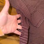 Duluth trading co.‎ Linger tunic style sweatshirt v neck stripes size MED Red Photo 1