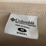 Columbia Knit Top Tee Shirt Sweater short sleeve Beige 3/4 Sleeve Photo 1