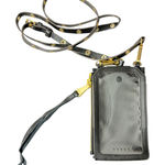Aimee Kestenberg Phone Crossbody Bag Black Zip Wallet Cards Studded Gold Purse Photo 0