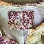 Anthropologie Pilcro Size S Sweatshirt Boxy Floral Patchwork Boho Long Sleeve Purple Photo 2