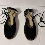 Free People black ankle strappy shoes women size 40 EU / 9.5 US Photo 0