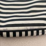 Apart 9 Black and White Striped Shoulder Bag Photo 4