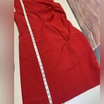 Nine & Co. 9 & Co Dress sheath Ruffle heel red size 6 Sleeveless Casual Career Formal Photo 9