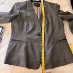 LAFAYETTE 148 NEW‎ YORK Wool Silk Blend Blazer Size 12 Brown Photo 8