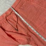 Athleta  Retreat Linen Pant Pink Lightweight Easy Care Secure Pockets Photo 7