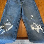 Levi's  501 Faded Distressed Ribcage Straight Ankle Jeans Inseam 26" Size 24 Photo 4