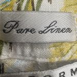 John Paul Richard Tropical Pure Linen Skirt Sz 14 Leaves Hibiscus Beach Umbrella Photo 13