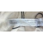 ZARA  Cream Striped V-Neck Wool Blend Sweater Lace Trim Coquette Preppy Coastal Photo 5