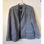 rtr Marissa Webb Sz Medium M Gray Plaid Madison Boyfriend Blazer Jacket career Photo 2