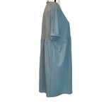 Hudson Gray  Sage Green/Gray Pullover V-Neck Mini Dress Size XL Photo 2