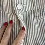 Chico's Chico’s 00 US XS 2 Perfect Stretch Girlfriend Slim Leg Ankle Jean Beige Striped Photo 3