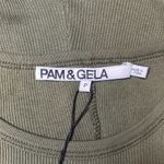 Pam & Gela Skinny Rib Tank in Army NWT Size P Extra Small Photo 7