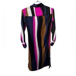 Vilagallo Esther Silk Midi Button Down Dress Pink Size 8 Photo 2