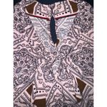 Tommy Hilfiger pink and brown fits like medium blouse airy top work shirt Photo 4