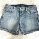 Michael Kors MK Frayed distressed denim jean shorts 4 Photo 0
