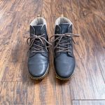 Dr. Martens • Maelly Gaucho Wildhorse Lamper boot brown leather herringbone tweed Photo 1