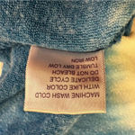 Te Verde Tie Dye Hoodie Sweatshirt Women's Size Large Blue White Long Sleeve Photo 5