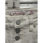 Indigo Rein Indigo - Rein Tan Curvy Crop Raw Hem Button Fly Denim Jeans Size 11 Mid Rise Photo 4