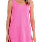 Fresh Produce  Women XS Pink Pinstripe  Drape Tank Cotton USA Dress Photo 0