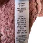 Aerie Lace Halter Bralette Womens M Pink Cutout Lined Feminine Coquette Photo 6