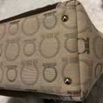 Salvatore Ferragamo Gancini Handbag Color Beige SN AF- 215373 EUC 9/10 Photo 8