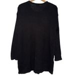 Kathie Lee Collection Vintage Beaded Sequin Goth Kathie Lee V Neck Long Sleeve Scalloped Sweater Tunic Photo 1