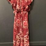 MISA Los Angeles  Tayla floral ruffle cascade wrap midi maxi Dress NWT Revolve M Photo 0