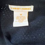 Sweet Romeo  Black Crew Neck Pullover Sweater Photo 3