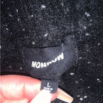 Black Speckled Pants Monrow Neps cashmere lounge casual revolve $350 fall knit Size L Photo 5