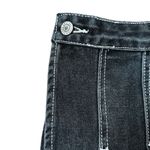 Brandy Melville John Galt Pleated Black Denim Mini Skirt Size Small Grunge Skater Size Small Photo 5