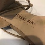 Gianni Bini Keelin Neutral Suede Leather Lace Up Block Heel Sandals Womens 7 Photo 14
