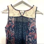 Sunset & Sixth tank top lace small blue Blue Photo 1