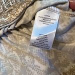 Absolutely Famous Womens Animal Print Blouse Cut Out Shoulder Size Small Photo 2