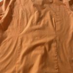 Las Olas  Orange and White Gingham Button Down Shirt Cottagecore Cabincore Retro Photo 11