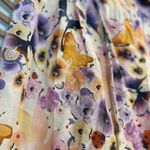 Sonia Rykel Layered Floral Mini Skirt Butterfly & Floral Motif Fairy Ethereal Purple Size 6 Photo 5