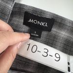 Urban Outfitters  Monki Dress Womens Small Gray Black Plaid White Double Breasted Photo 2