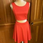 Club Monaco Sexy Women’s  Orange Cutout Tika Dress. Size Small Photo 9