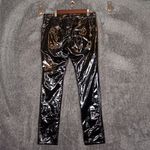 Tripp NYC  Vinyl Skinny Pants  Mid Rise Goth Party Emo Punk Womens 30 Photo 3
