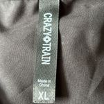 Crazy Train  Black V-Neck Women's Blouse Photo 1