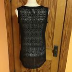 Black lace islander swim cover up Photo 7