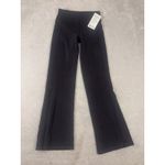 Lululemon  Women's Brushed Softstreme Ribbed Zip Flared Pant 32.5" Black 6 Black Photo 1
