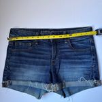 American Eagle  Outfitters Blue Jean Shorts Women’s Sz 10 Super Stretch 5 pockets Photo 4