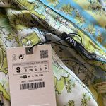 ZARA NWT  SATIN EFFECT SILKY FLORAL RELAX FIT SHIRT Photo 10