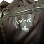 XScape Evenings Ruched Ruffle Scuba Crepe Jumpsuit Sold Out Online Size 8 Black Photo 11