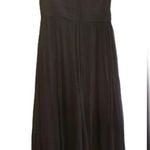 J.Crew Emily Brown Chiffon Strapless Silk Dress Size 4 Brown Photo 2
